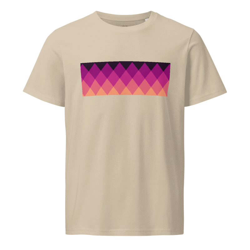Violet Gingham Organic Tee