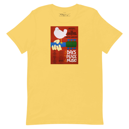 Woodstock Vintage Poster Unisex Tee