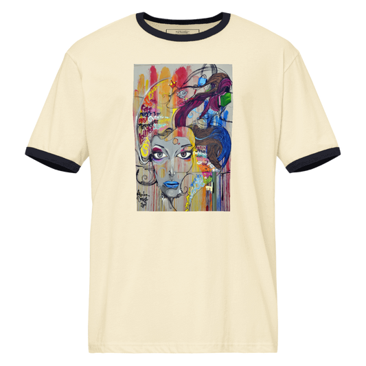 Cyprus Graffiti Ringer Tee