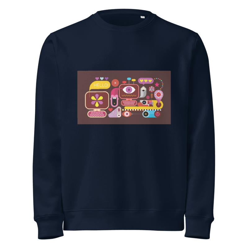 Hello Computer Organic Crew Sweatshirt