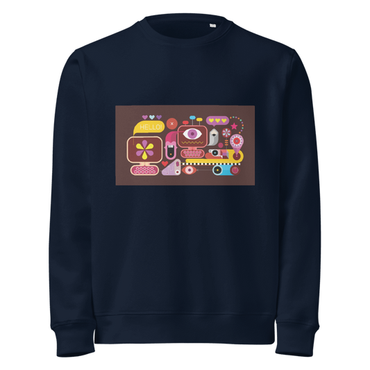Hello Computer Organic Crew Sweatshirt