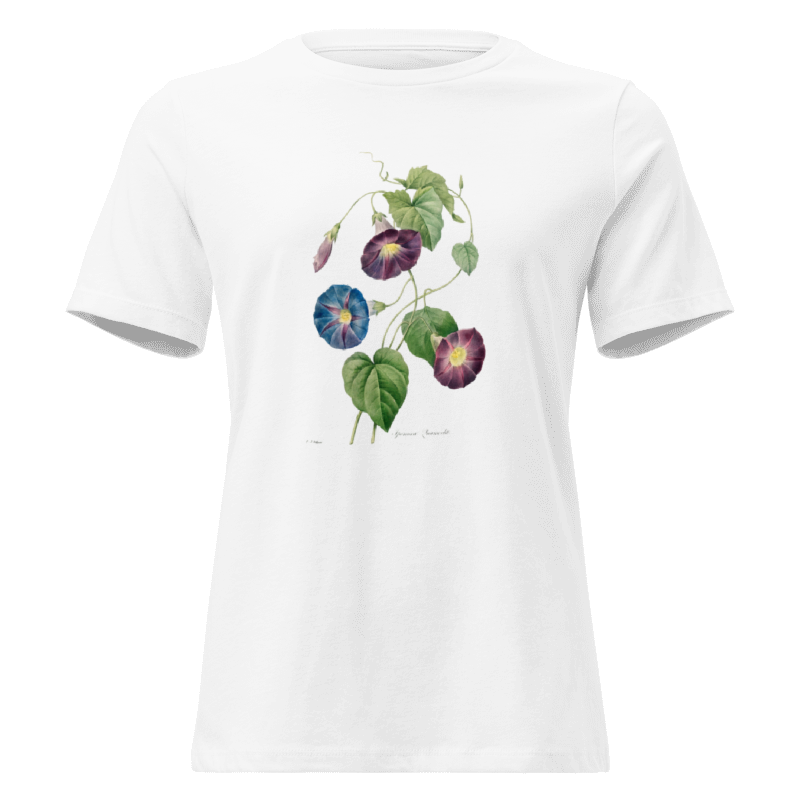 Morning Glory Illustration Women's Relaxed Tee