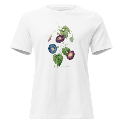 Morning Glory Illustration Women's Relaxed Tee