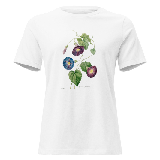 Morning Glory Illustration Women's Relaxed Tee