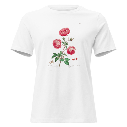 Rose Illustration Women's Relaxed Tee