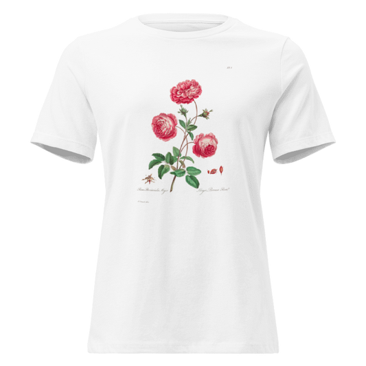 Rose Illustration Women's Relaxed Tee